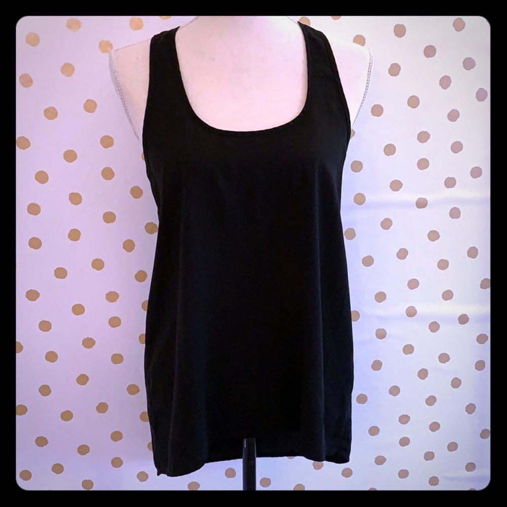 Frenchi Black RazorBack tank. Longer in back.